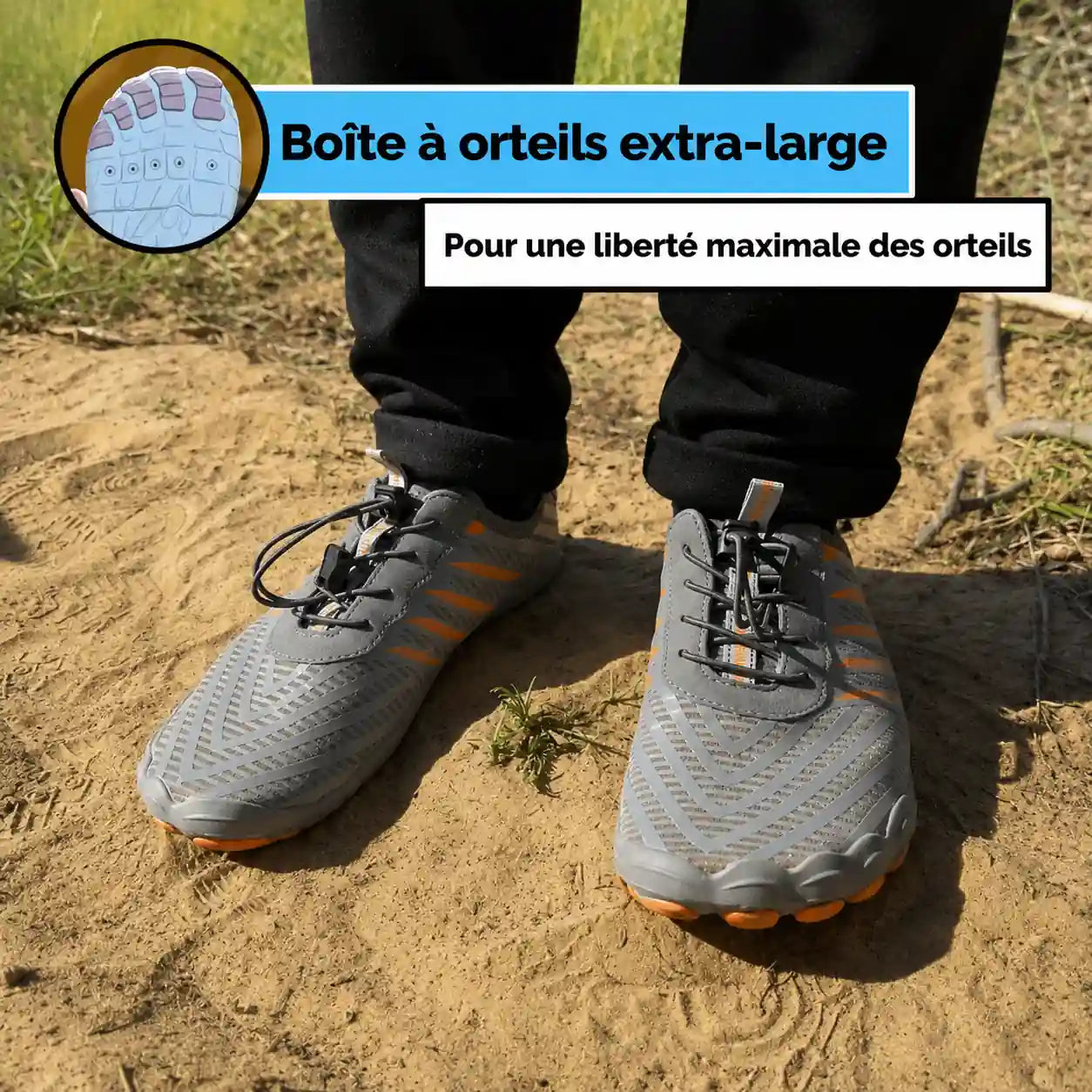 Zelmora™ Pro Avec Cuivre – Chaussures Pieds Nus Polyvalentes Connectées à La Terre