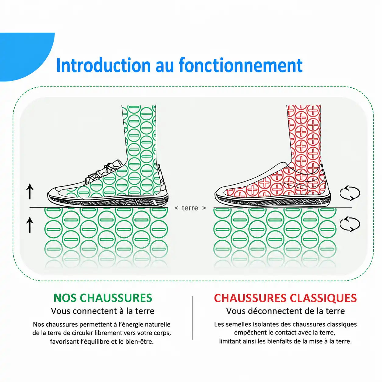 Zelmora™ Pro Avec Cuivre – Chaussures Pieds Nus Polyvalentes Connectées à La Terre