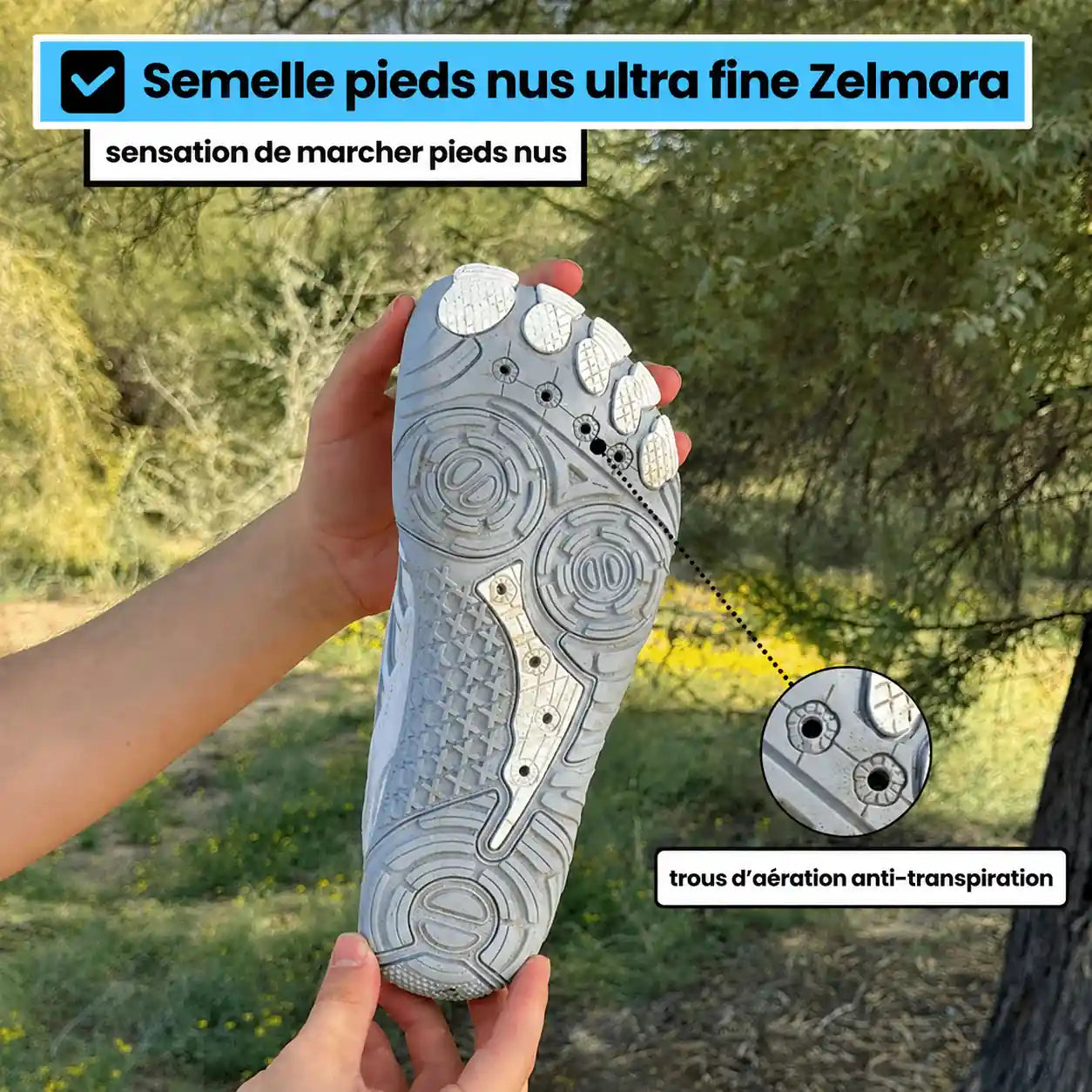 Zelmora™ Pro Avec Cuivre – Chaussures Pieds Nus Polyvalentes Connectées à La Terre