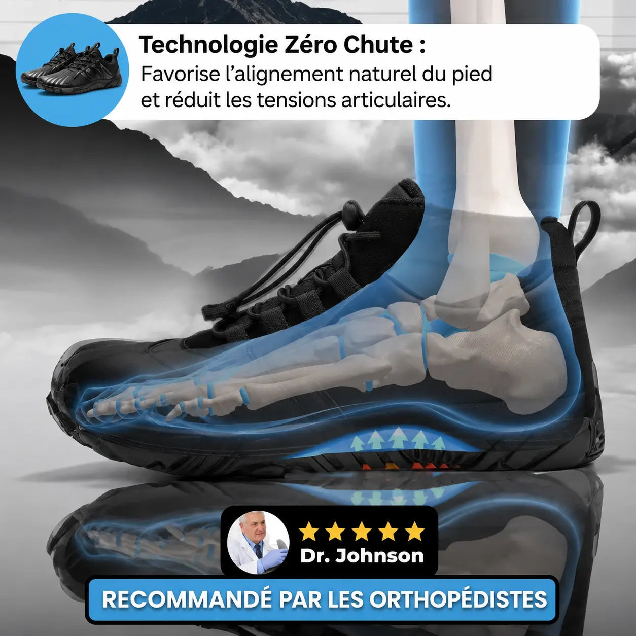 Zelmora™ Pro Avec Cuivre – Chaussures Pieds Nus Polyvalentes Connectées à La Terre