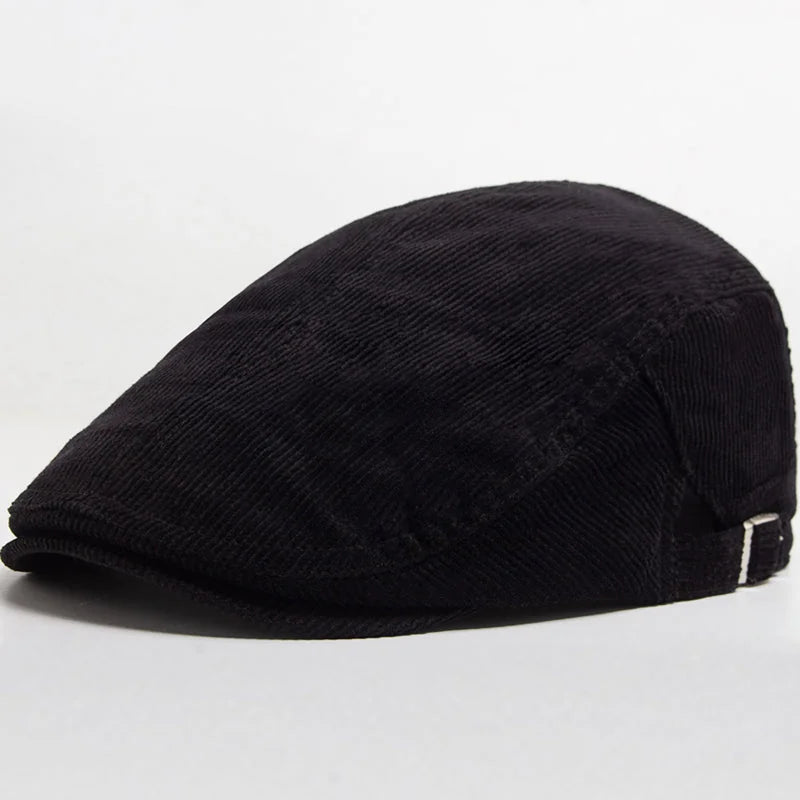 Béret Vintage Velours Côtelé