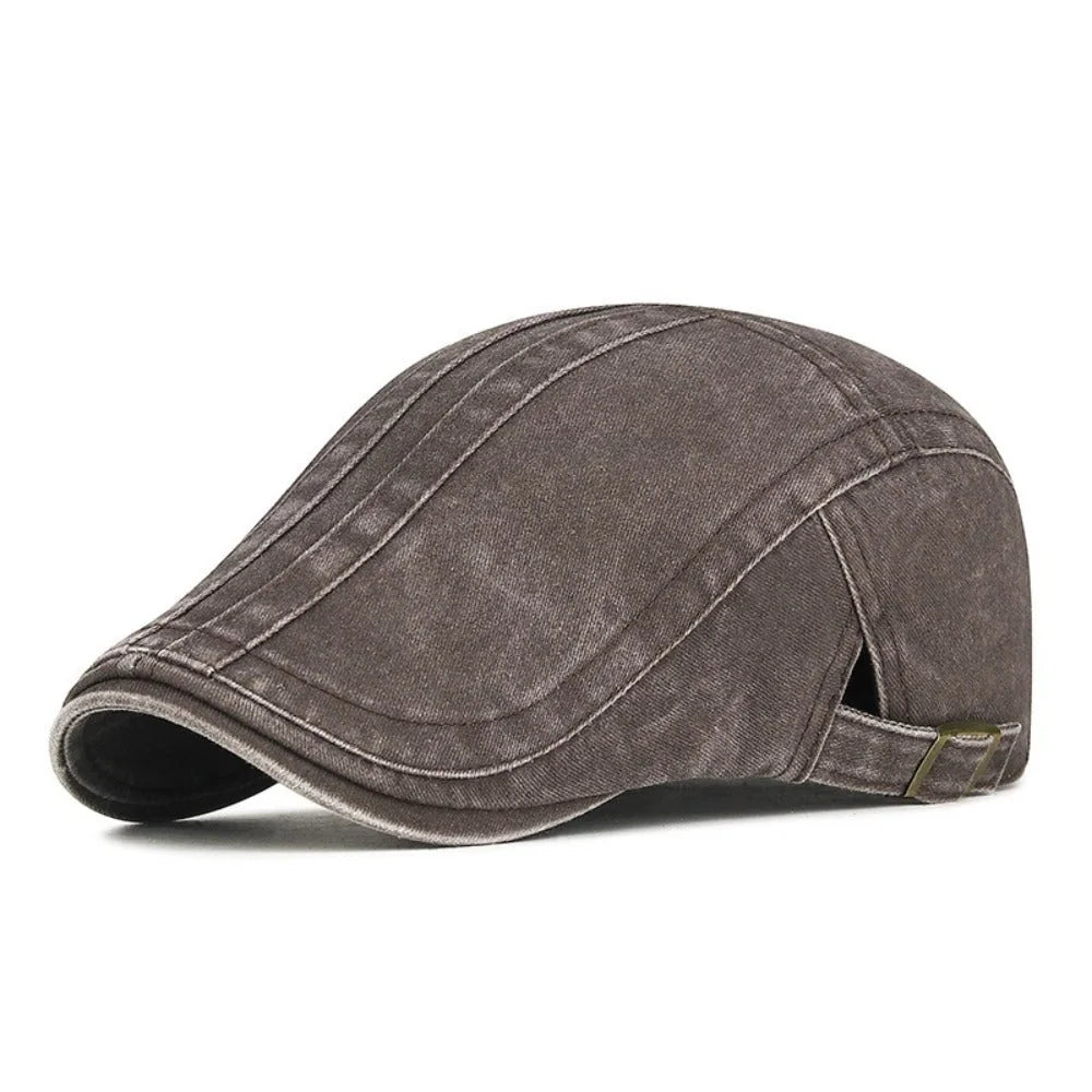 Béret Denim à Rayure