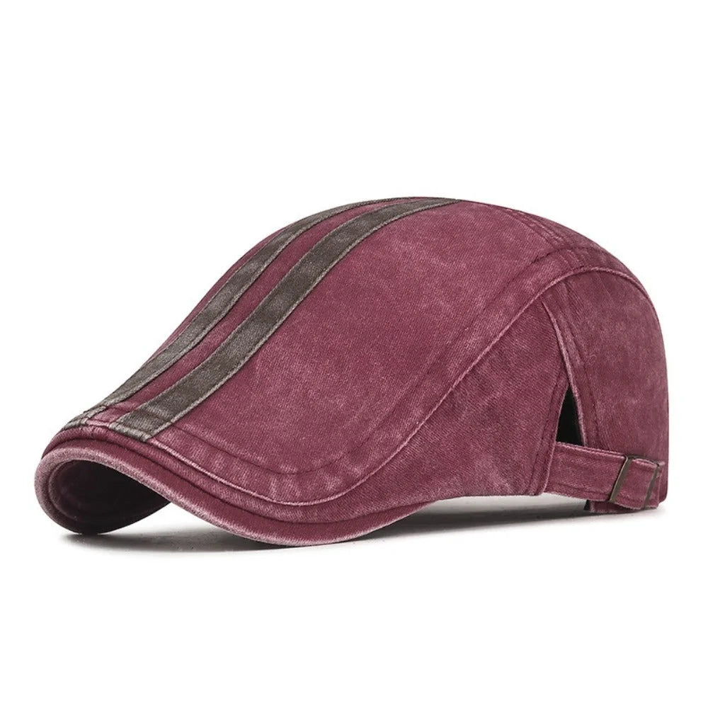 Béret Denim à Rayure