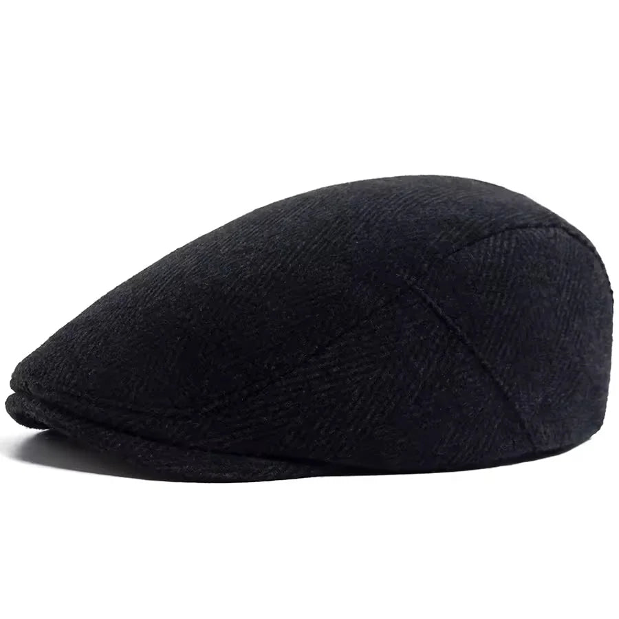 Béret en Laine à Chevrons