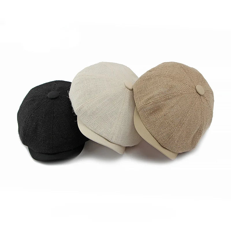 Béret Bombé en Lin