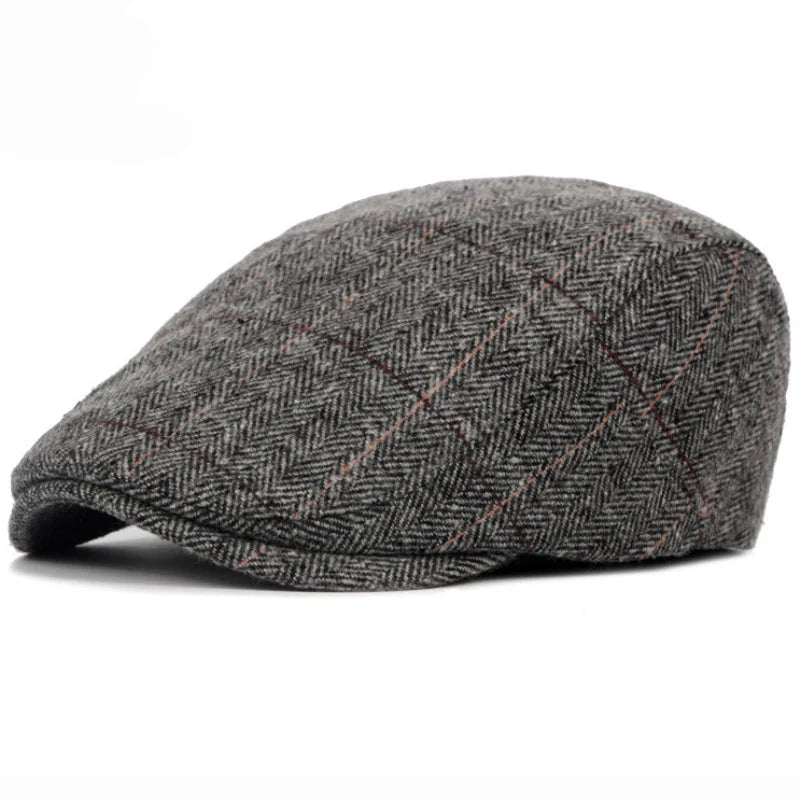 Béret à Chevrons et Fines Rayures