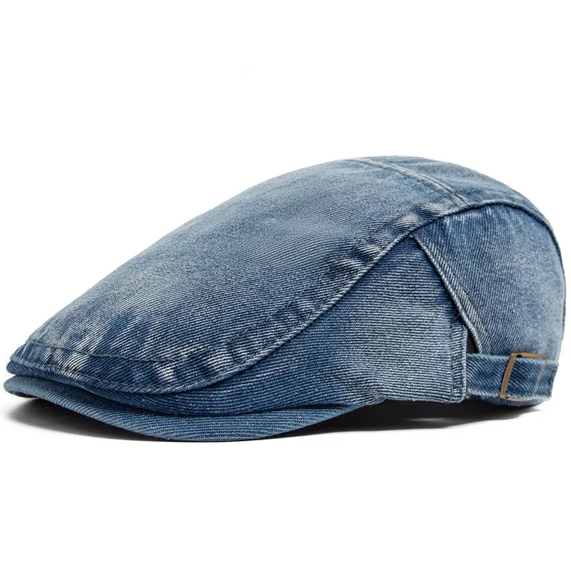 Béret en Denim Délavé