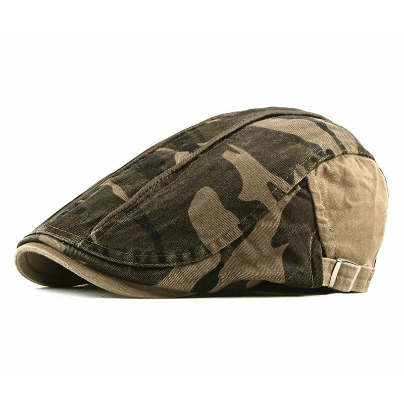 Béret Plat Camouflage