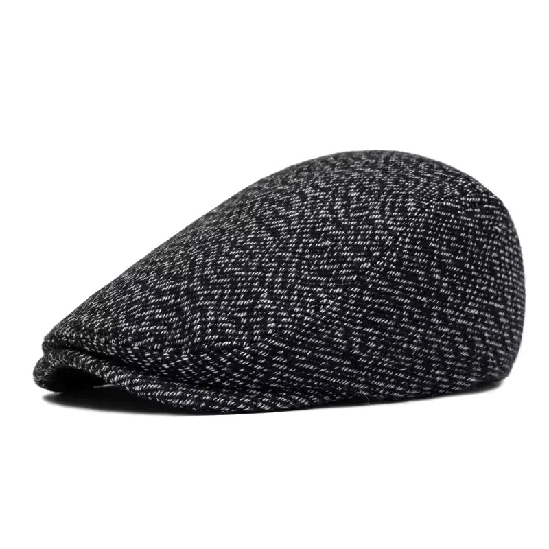 Béret Plat en Tweed