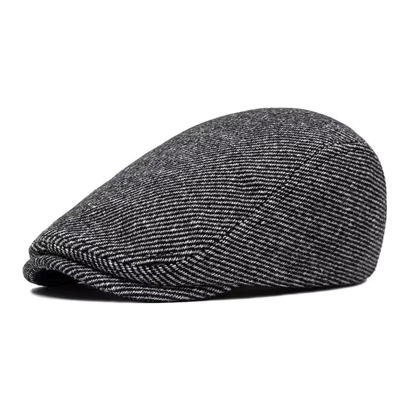 Béret Plat en Tweed