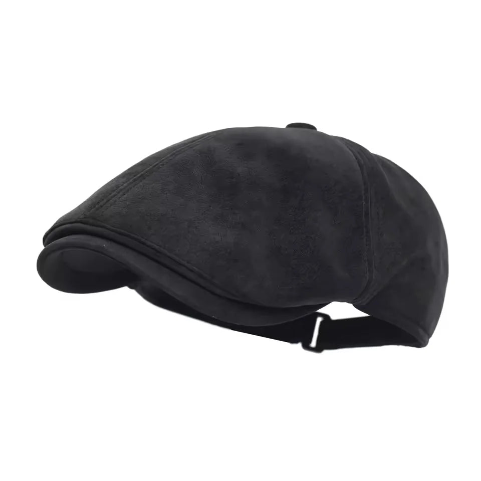 Béret Chaud Effet Cuir
