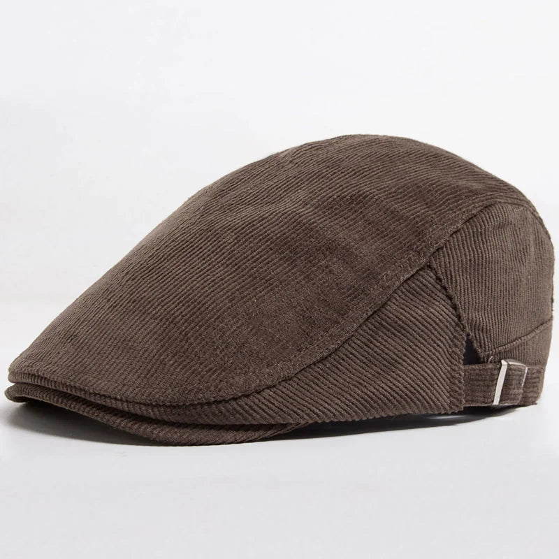 Béret Vintage Velours Côtelé