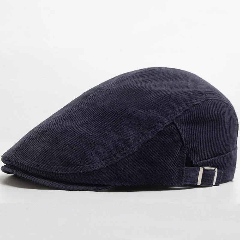 Béret Vintage Velours Côtelé