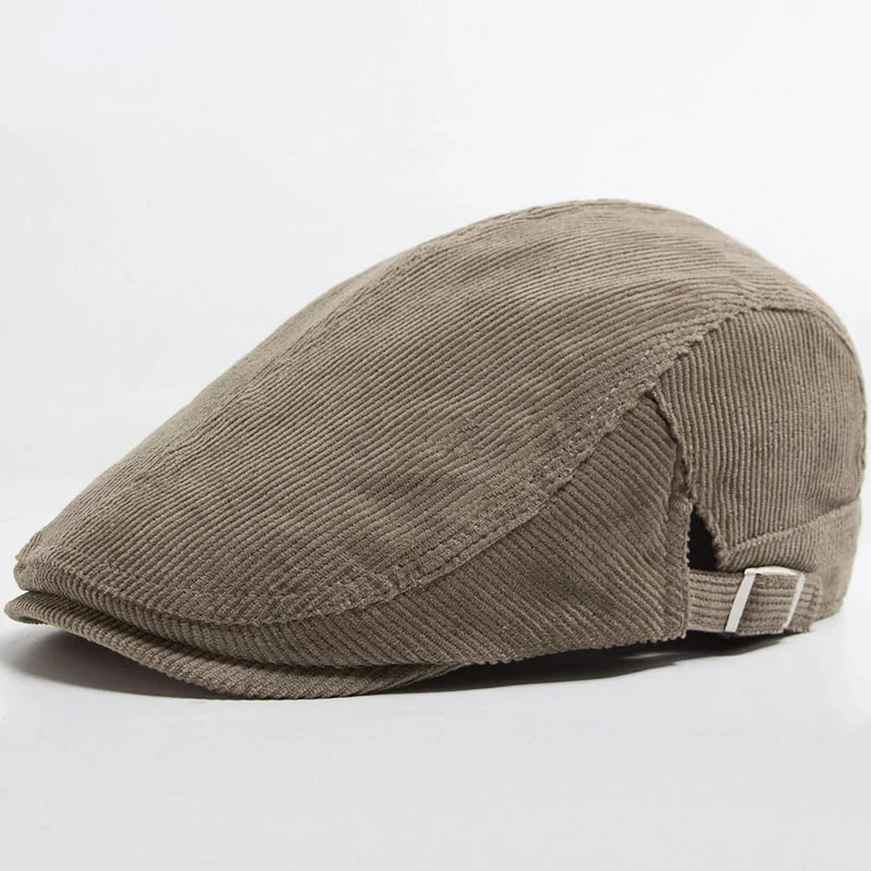 Béret Vintage Velours Côtelé