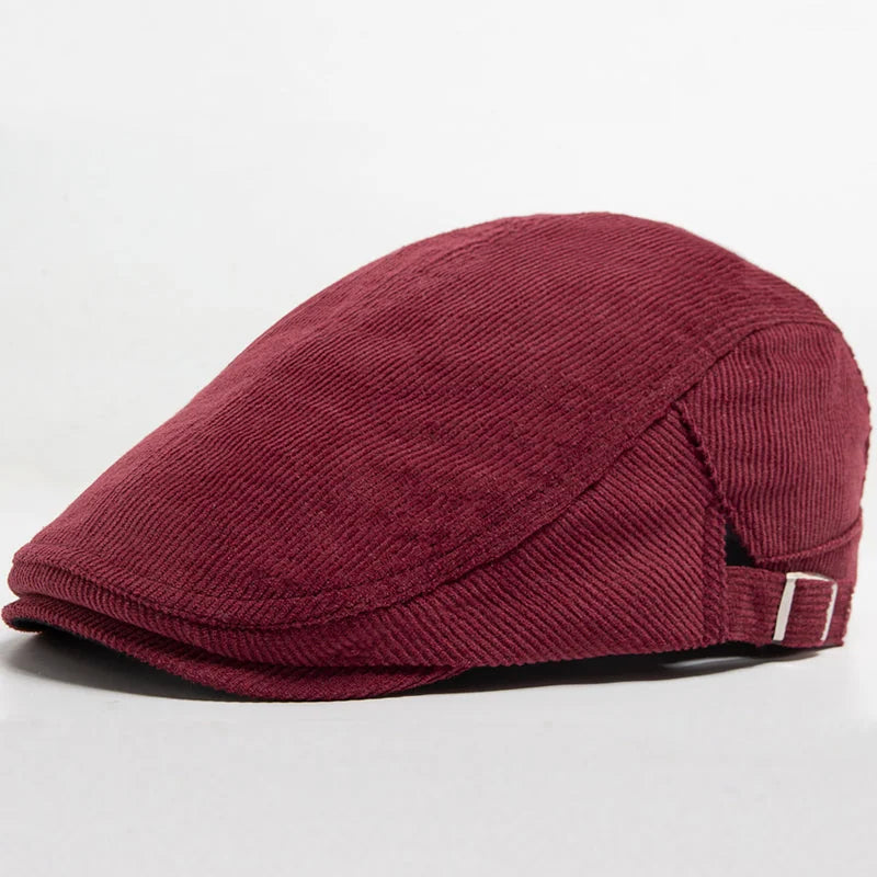 Béret Vintage Velours Côtelé