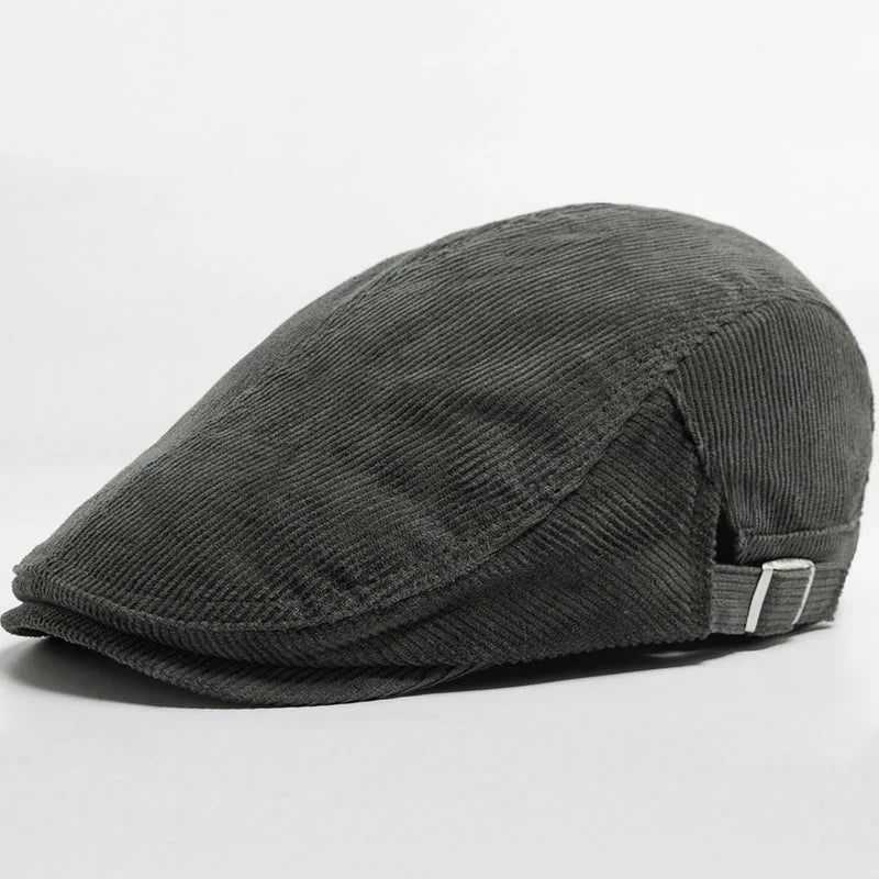 Béret Vintage Velours Côtelé