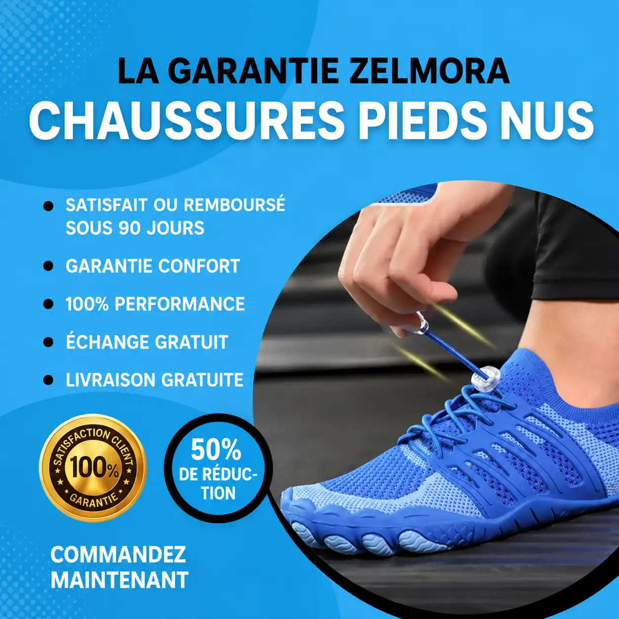 Zelmora™ Pro Avec Cuivre – Chaussures Pieds Nus Polyvalentes Connectées à La Terre
