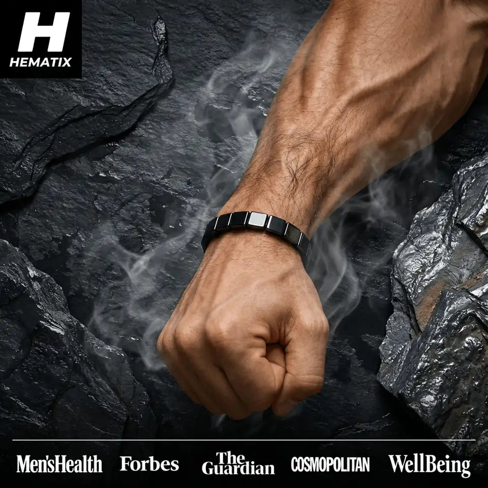 Bracelet Hemalis en hématite brésilienne AAA