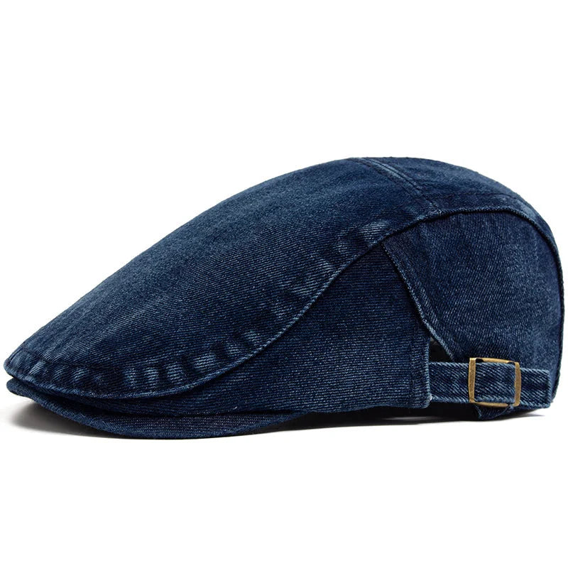 Béret en Denim Délavé