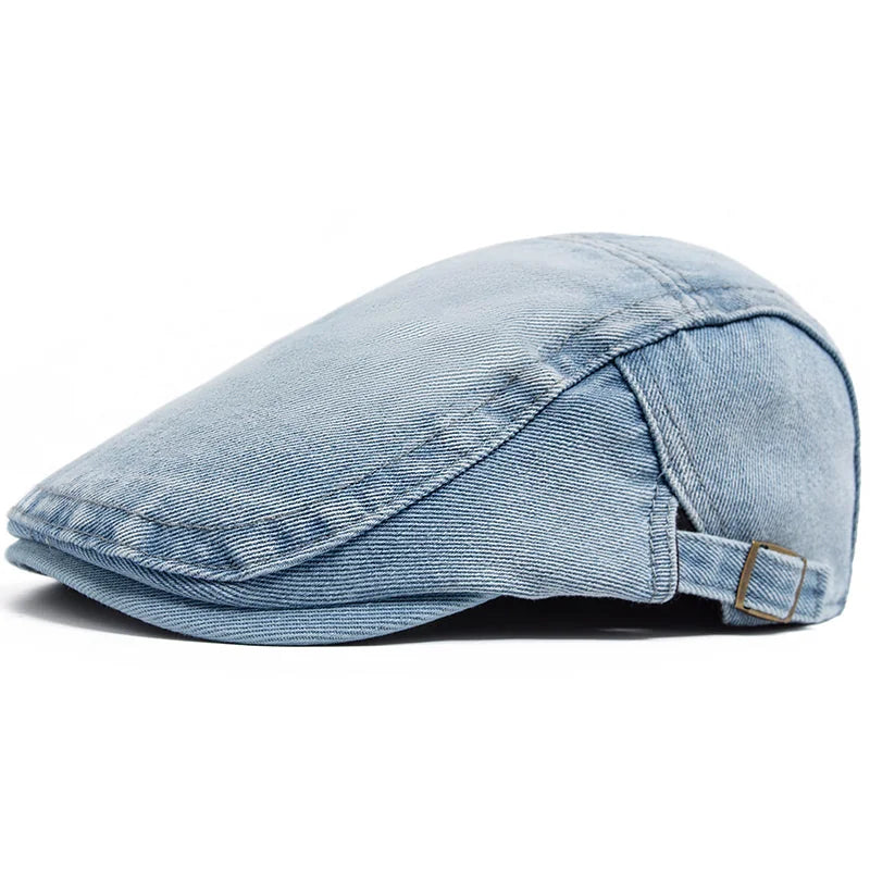 Béret en Denim Délavé