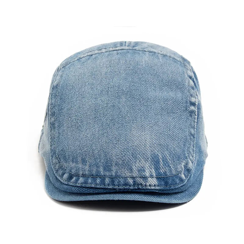 Béret en Denim Délavé