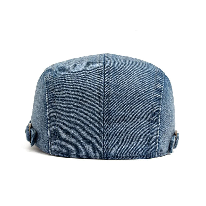 Béret en Denim Délavé
