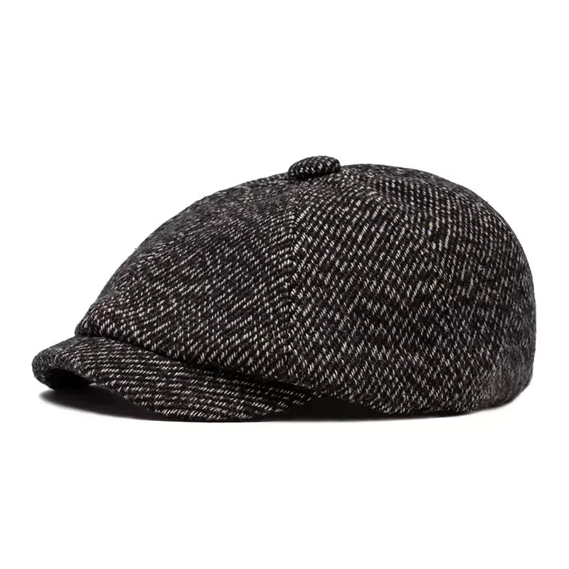 Béret Gavroche en Tweed